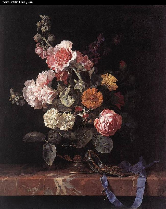 Willem van Vase of Flowers with Watch